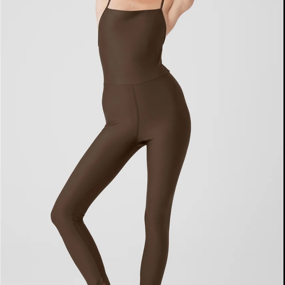 Airlift Disco Daze Onesie in Espresso